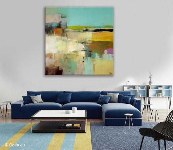 Original Modern Abstract Art for Bedroom, Extra Large Canvas Paintings for Living Room, Abstract Wall Art for Sale, Simple Modern Art-HomePaintingDecor