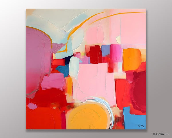 Large Abstract Art for Bedroom, Original Abstract Wall Art, Modern Canvas Paintings, Simple Modern Acrylic Artwork, Contemporary Canvas Art-HomePaintingDecor
