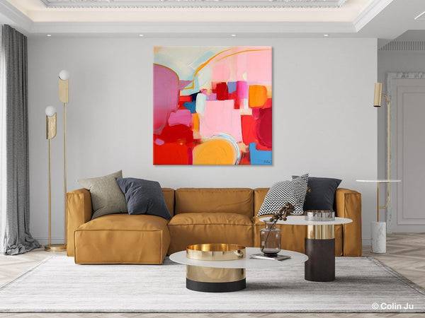 Large Abstract Art for Bedroom, Original Abstract Wall Art, Modern Canvas Paintings, Simple Modern Acrylic Artwork, Contemporary Canvas Art-HomePaintingDecor