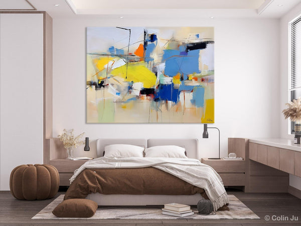 Large Canvas Art for Sale, Original Abstract Art Paintings, Hand Painted Canvas Art, Acrylic Painting on Canvas, Large Painting for Bedroom-HomePaintingDecor