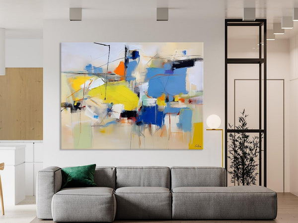 Large Canvas Art for Sale, Original Abstract Art Paintings, Hand Painted Canvas Art, Acrylic Painting on Canvas, Large Painting for Bedroom-HomePaintingDecor
