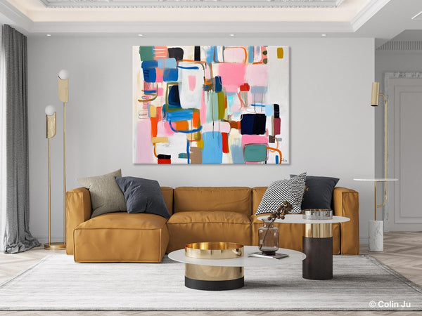 Large Wall Art Ideas for Living Room, Hand Painted Canvas Art, Oversized Canvas Paintings, Original Abstract Art, Contemporary Acrylic Art-HomePaintingDecor