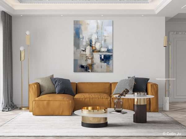 Oversized Contemporary Acrylic Paintings, Modern Abstract Paintings, Original Canvas Wall Art, Extra Large Canvas Painting for Living Room-HomePaintingDecor