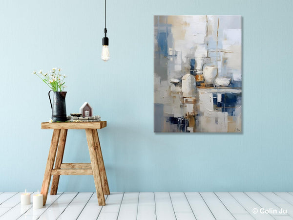 Oversized Contemporary Acrylic Paintings, Modern Abstract Paintings, Original Canvas Wall Art, Extra Large Canvas Painting for Living Room-HomePaintingDecor