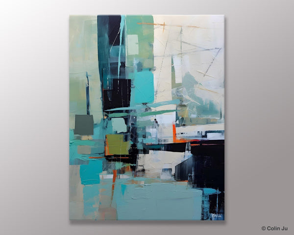 Original Abstract Art, Large Wall Art Painting for Dining Room, Large Modern Canvas Wall Paintings, Hand Painted Acrylic Painting on Canvas-HomePaintingDecor