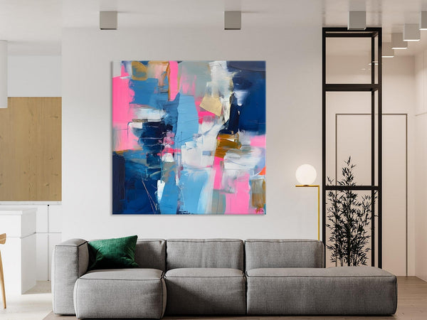 Canvas Art, Original Modern Wall Art, Modern Acrylic Artwork, Modern Canvas Paintings, Contemporary Large Abstract Painting for Dining Room-HomePaintingDecor