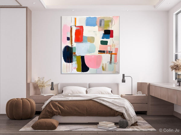 Modern Canvas Paintings, Large Abstract Painting for Bedroom, Original Abstract Wall Art, Modern Acrylic Artwork, Contemporary Canvas Art-HomePaintingDecor