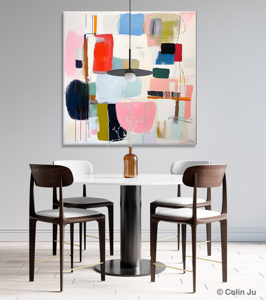 Modern Canvas Paintings, Large Abstract Painting for Bedroom, Original Abstract Wall Art, Modern Acrylic Artwork, Contemporary Canvas Art-HomePaintingDecor
