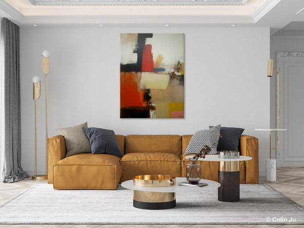 Large Contemporary Wall Art, Abstract Wall Paintings, Extra Large Paintings for Bedroom, Hand Painted Canvas Art, Original Modern Painting-HomePaintingDecor