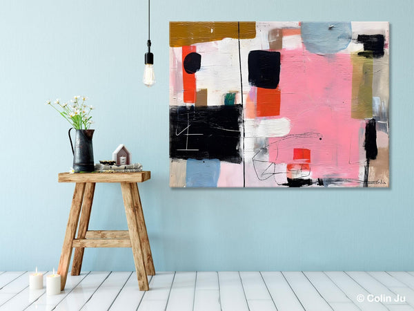Modern Wall Art Ideas for Bedroom, Large Canvas Paintings, Original Abstract Art, Hand Painted Canvas Art, Contemporary Acrylic Paintings-HomePaintingDecor