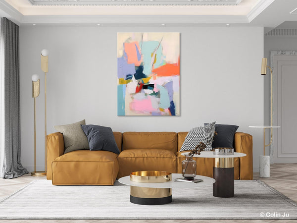 Original Artowrk, Abstract Wall Paintings, Hand Painted Canvas Art, Extra Large Paintings for Dining Room, Contemporary Wall Art Paintings-HomePaintingDecor