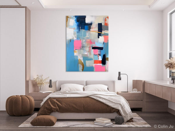 Modern Wall Art Paintings, Canvas Paintings for Bedroom, Contemporary Acrylic Painting on Canvas, Large Original Art, Buy Wall Art Online-HomePaintingDecor
