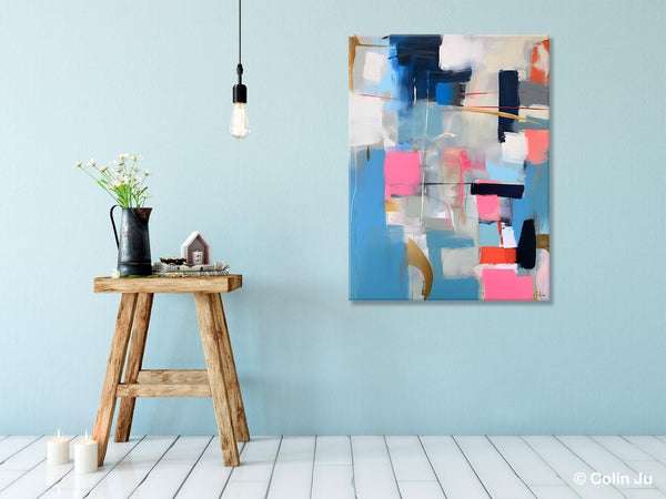 Modern Wall Art Paintings, Canvas Paintings for Bedroom, Contemporary Acrylic Painting on Canvas, Large Original Art, Buy Wall Art Online-HomePaintingDecor