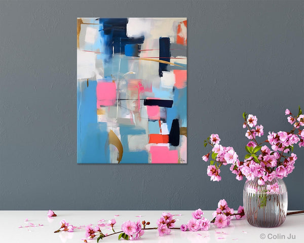 Modern Wall Art Paintings, Canvas Paintings for Bedroom, Contemporary Acrylic Painting on Canvas, Large Original Art, Buy Wall Art Online-HomePaintingDecor