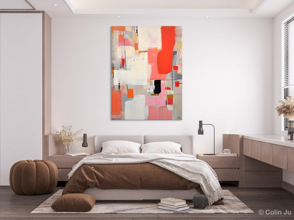Extra Large Painting on Canvas, Huge Contemporary Acrylic Paintings, Extra Large Canvas Painting for Bedroom, Original Abstract Wall Art-HomePaintingDecor