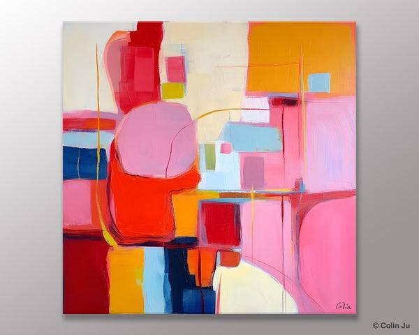 Ultra Modern Acrylic Paintings, Abstract Painting for Bedroom, Original Modern Wall Art Paintings, Oversized Contemporary Canvas Paintings-HomePaintingDecor