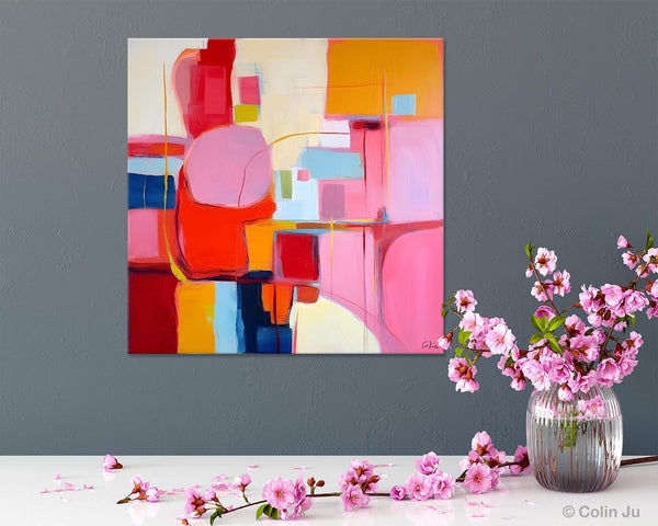 Ultra Modern Acrylic Paintings, Abstract Painting for Bedroom, Original Modern Wall Art Paintings, Oversized Contemporary Canvas Paintings-HomePaintingDecor