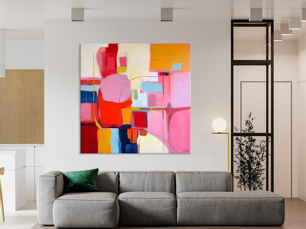 Ultra Modern Acrylic Paintings, Abstract Painting for Bedroom, Original Modern Wall Art Paintings, Oversized Contemporary Canvas Paintings-HomePaintingDecor