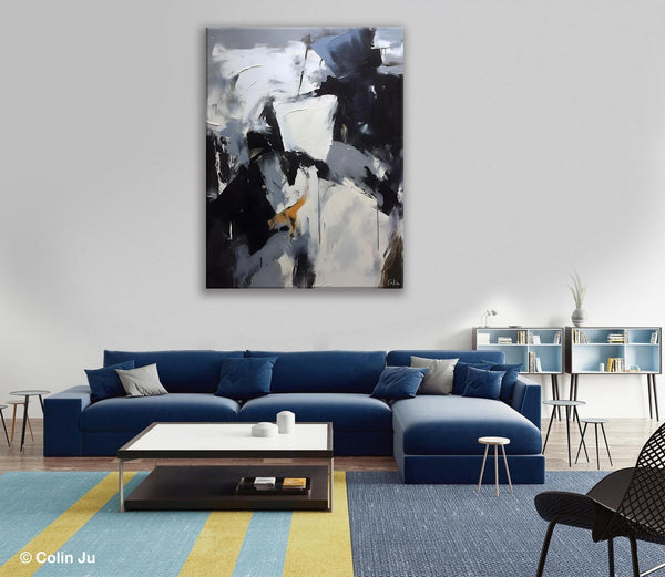 Extra Large Painting on Canvas, Contemporary Acrylic Paintings, Extra Large Canvas Paintings for Bedroom, Large Original Abstract Wall Art-HomePaintingDecor