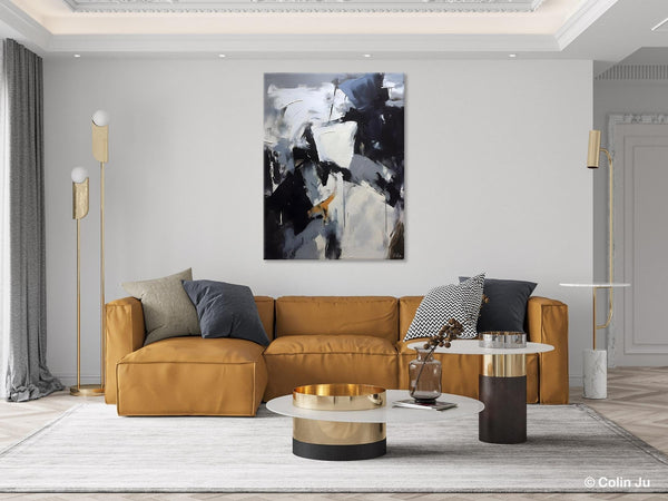 Extra Large Painting on Canvas, Contemporary Acrylic Paintings, Extra Large Canvas Paintings for Bedroom, Large Original Abstract Wall Art-HomePaintingDecor