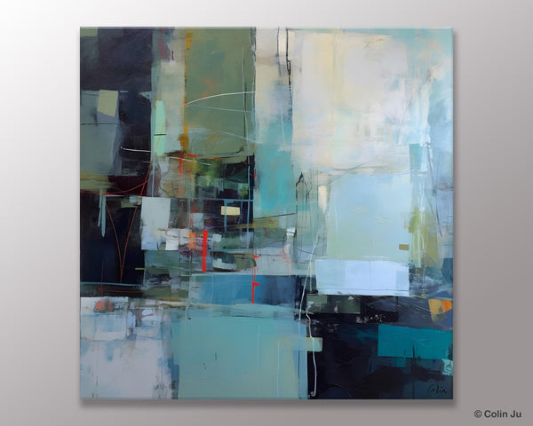 Original Modern Paintings, Contemporary Canvas Art, Modern Acrylic Artwork, Buy Art Paintings Online, Large Abstract Painting for Bedroom-HomePaintingDecor