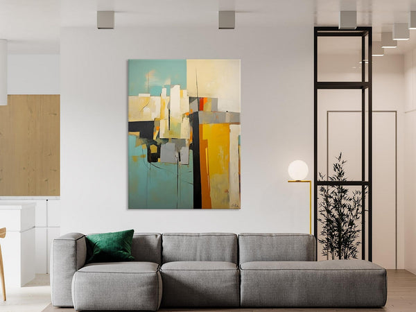 Abstract Paintings, Large Contemporary Wall Art, Extra Large Paintings for Living Room, Heavy Texture Canvas Art, Original Modern Painting-HomePaintingDecor