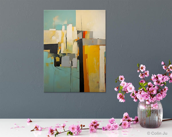 Abstract Paintings, Large Contemporary Wall Art, Extra Large Paintings for Living Room, Heavy Texture Canvas Art, Original Modern Painting-HomePaintingDecor