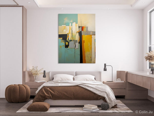 Abstract Paintings, Large Contemporary Wall Art, Extra Large Paintings for Living Room, Heavy Texture Canvas Art, Original Modern Painting-HomePaintingDecor