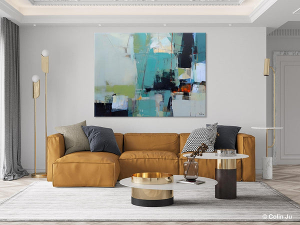 Oversized Canvas Paintings, Original Abstract Art, Large Wall Art Ideas for Living Room, Hand Painted Canvas Art, Contemporary Acrylic Art-HomePaintingDecor