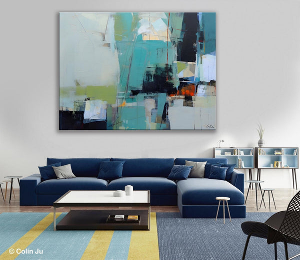 Oversized Canvas Paintings, Original Abstract Art, Large Wall Art Ideas for Living Room, Hand Painted Canvas Art, Contemporary Acrylic Art-HomePaintingDecor