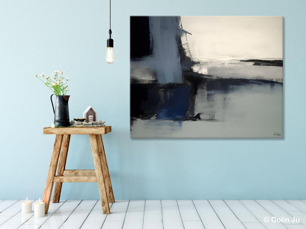 Abstract Painting for Bedroom, Large Original Abstract Art, Contemporary Acrylic Paintings, Abstract Painting on Canvas, Simple Wall Art-HomePaintingDecor