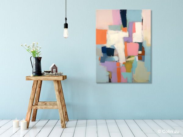 Extra Large Modern Wall Art, Acrylic Painting on Canvas, Contemporary Painting, Canvas Paintings for Dining Room, Original Abstract Painting-HomePaintingDecor