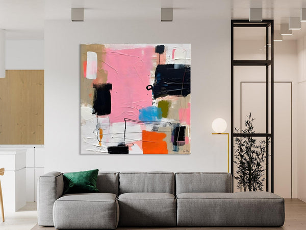 Modern Acrylic Artwork, Large Abstract Painting for Bedroom, Original Abstract Wall Art, Modern Canvas Paintings, Contemporary Canvas Art-HomePaintingDecor