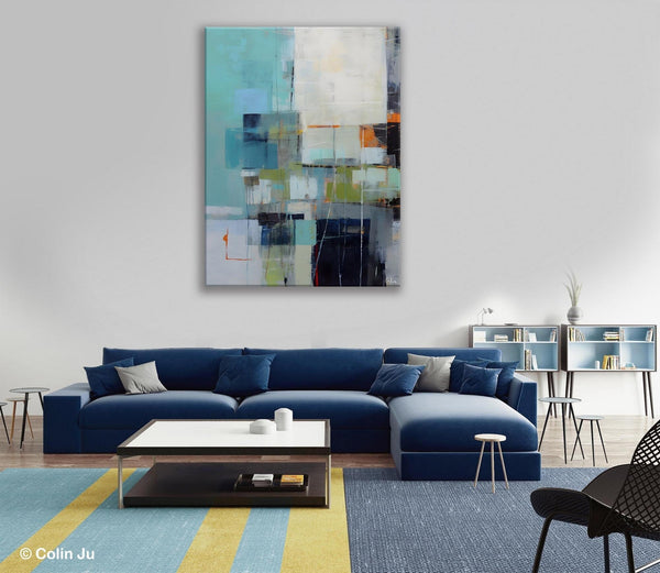 Canvas Paintings for Dining Room, Extra Large Modern Wall Art, Acrylic Painting on Canvas, Contemporary Painting, Original Abstract Painting-HomePaintingDecor
