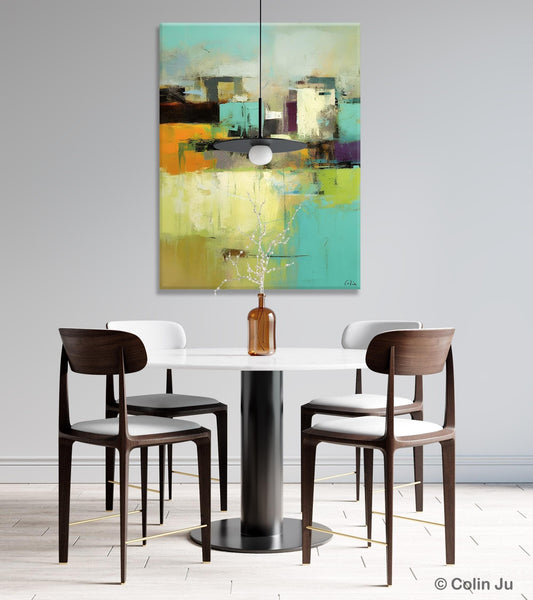 Contemporary Wall Art Paintings, Abstract Wall Paintings, Extra Large Paintings for Dining Room, Hand Painted Canvas Art, Original Artowrk-HomePaintingDecor