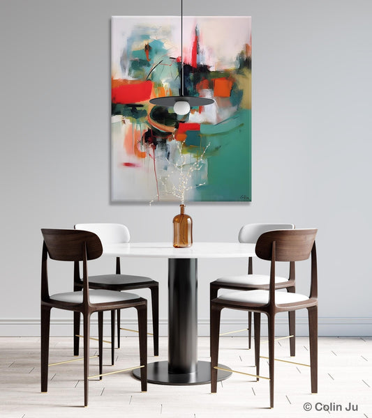 Abstract Wall Paintings, Extra Large Paintings for Dining Room, Hand Painted Canvas Art, Original Artowrk, Contemporary Wall Art Paintings-HomePaintingDecor