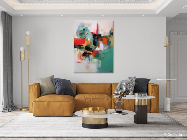 Abstract Wall Paintings, Extra Large Paintings for Dining Room, Hand Painted Canvas Art, Original Artowrk, Contemporary Wall Art Paintings-HomePaintingDecor