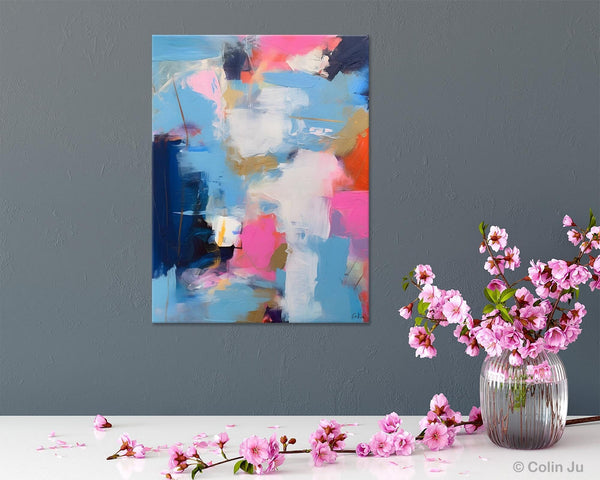 Oversized Modern Abstract Wall Paintings, Original Canvas Art, Contemporary Acrylic Painting on Canvas, Large Wall Art Painting for Bedroom-HomePaintingDecor