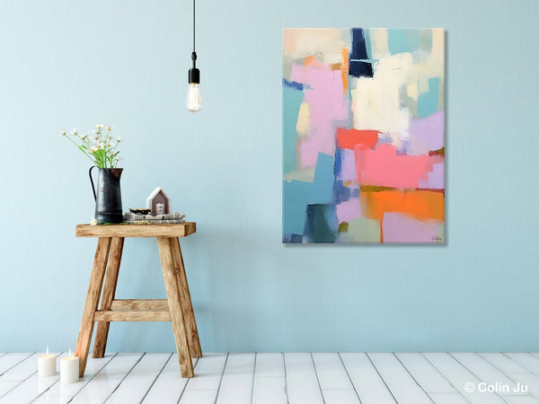 Contemporary Paintings on Canvas, Large Wall Art Painting for Dining Room, Original Abstract Wall Art, Oversized Abstract Wall Art Paintings-HomePaintingDecor