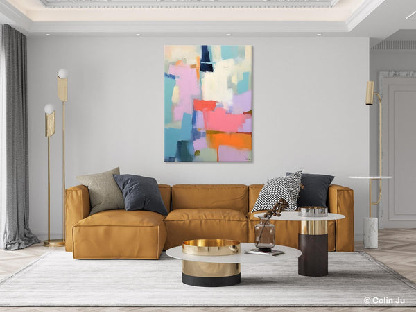 Contemporary Paintings on Canvas, Large Wall Art Painting for Dining Room, Original Abstract Wall Art, Oversized Abstract Wall Art Paintings-HomePaintingDecor