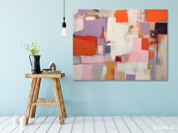 Acrylic Paintings on Canvas, Large Original Abstract Art, Contemporary Acrylic Painting on Canvas, Oversized Modern Abstract Wall Paintings-HomePaintingDecor