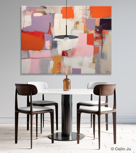 Acrylic Paintings on Canvas, Large Original Abstract Art, Contemporary Acrylic Painting on Canvas, Oversized Modern Abstract Wall Paintings-HomePaintingDecor