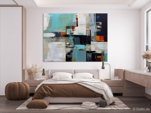Extra Large Paintings for Dining Room, Abstract Wall Paintings, Hand Painted Canvas Art, Original Artowrk, Contemporary Wall Art Paintings-HomePaintingDecor