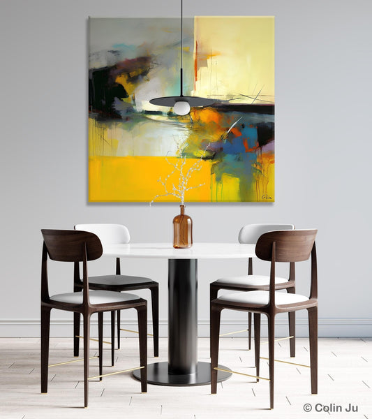 Simple Modern Acrylic Artwork, Modern Canvas Paintings, Large Abstract Art for Bedroom, Original Abstract Wall Art, Contemporary Canvas Art-HomePaintingDecor
