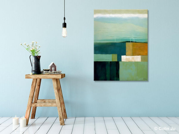 Large Wall Art Painting for Bedroom, Original Canvas Artwork, Contemporary Acrylic Painting on Canvas, Oversized Abstract Wall Art Paintings-HomePaintingDecor