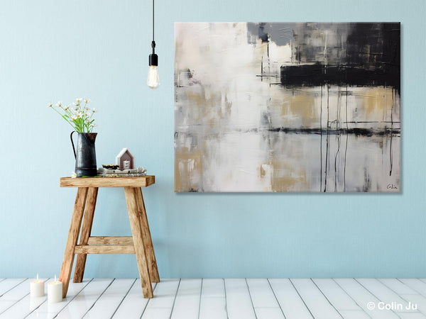 Hand Painted Original Canvas Art, Contemporary Acrylic Paintings, Large Wall Art Painting for Bedroom, Oversized Modern Abstract Paintings-HomePaintingDecor
