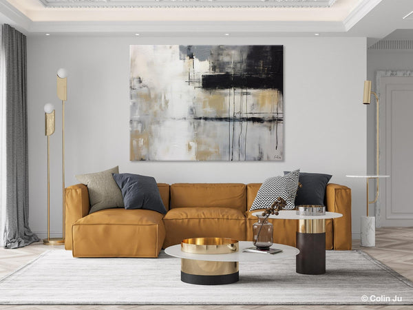 Hand Painted Original Canvas Art, Contemporary Acrylic Paintings, Large Wall Art Painting for Bedroom, Oversized Modern Abstract Paintings-HomePaintingDecor