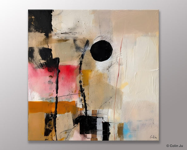 Modern Canvas Art Paintings, Abstract Wall Art for Bedroom, Original Modern Acrylic Artwork, Extra Large Abstract Paintings for Dining Room-HomePaintingDecor