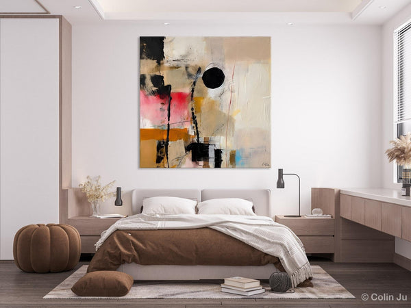 Modern Canvas Art Paintings, Abstract Wall Art for Bedroom, Original Modern Acrylic Artwork, Extra Large Abstract Paintings for Dining Room-HomePaintingDecor