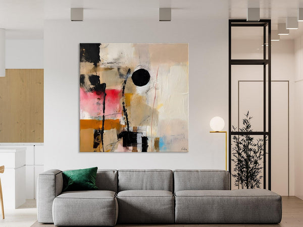 Modern Canvas Art Paintings, Abstract Wall Art for Bedroom, Original Modern Acrylic Artwork, Extra Large Abstract Paintings for Dining Room-HomePaintingDecor